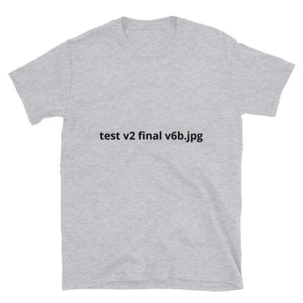 the unfinished t-shirt